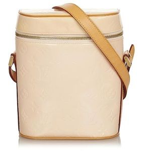 Louis Vuitton Brown Vernis Sullivan Vertical Beige Light brown